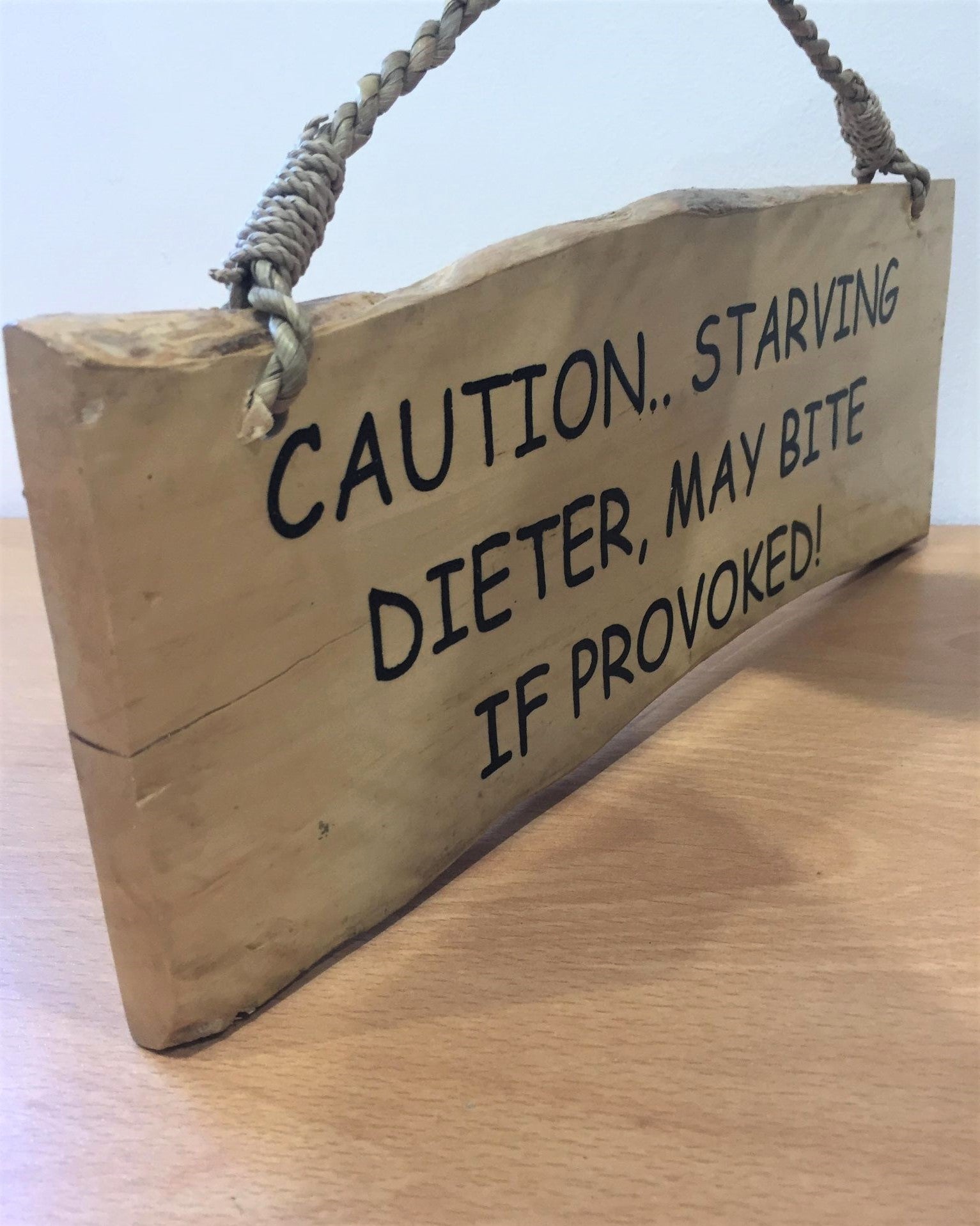 Sign - Caution.. Starving