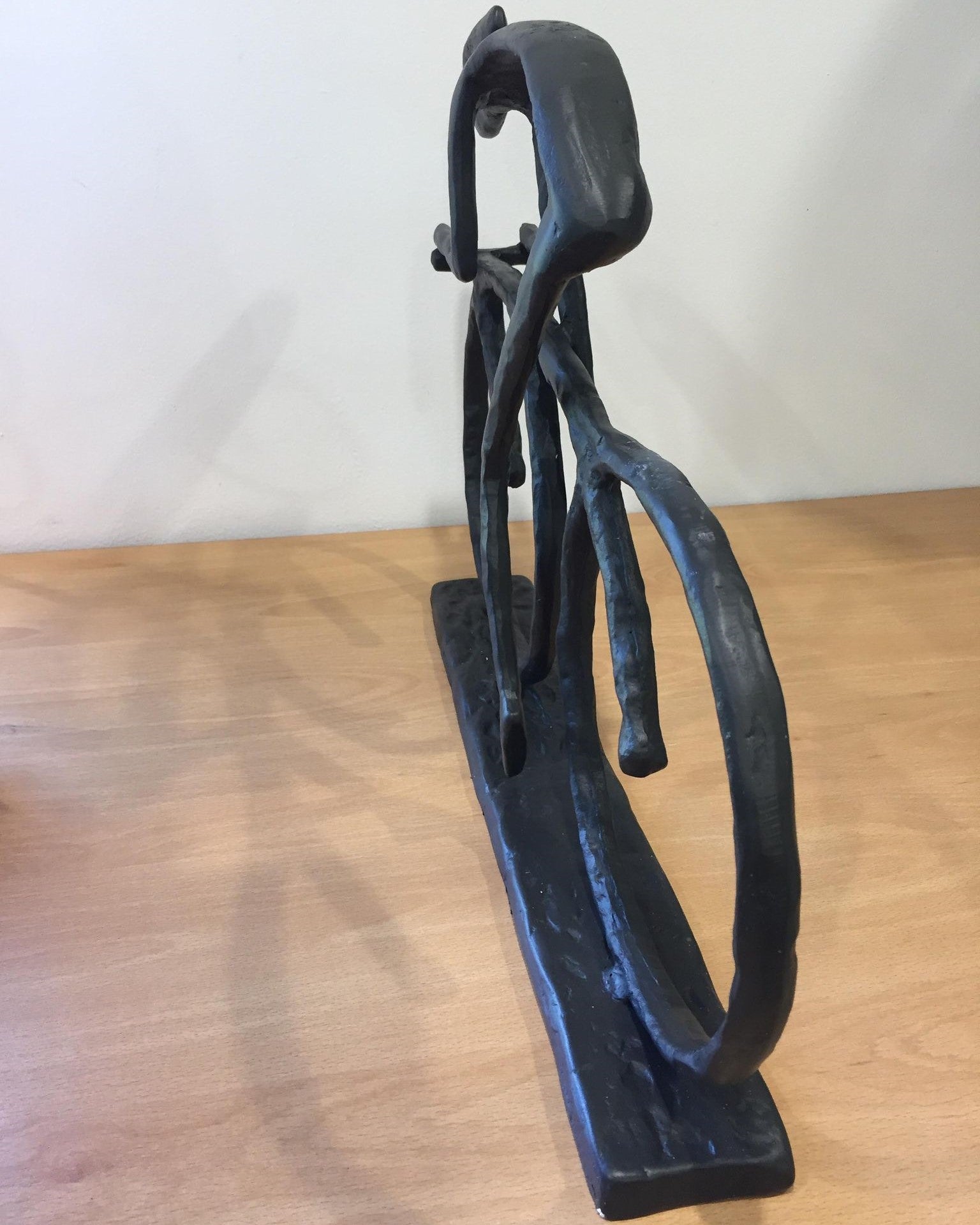 Large Metal Cyclist