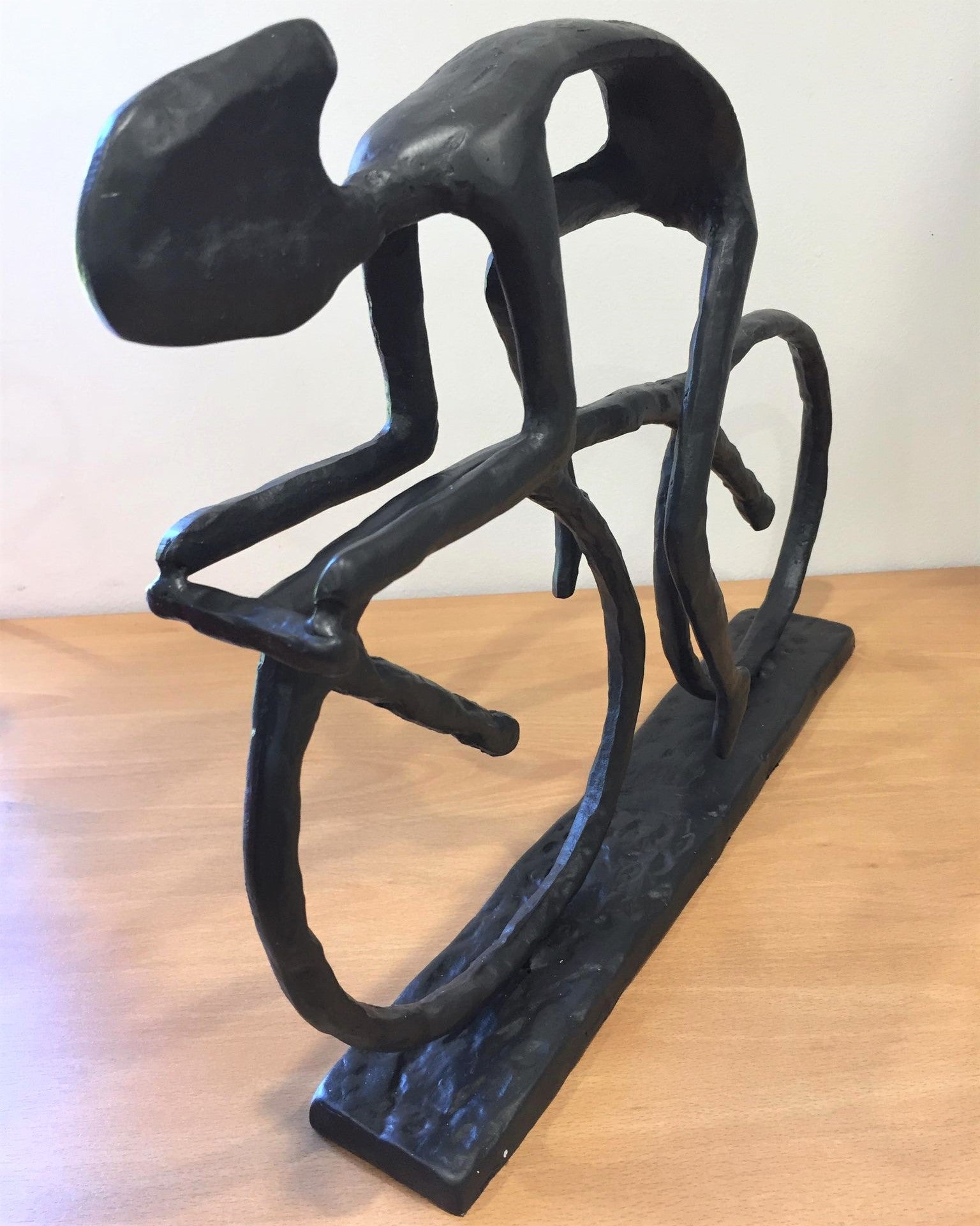 Large Metal Cyclist