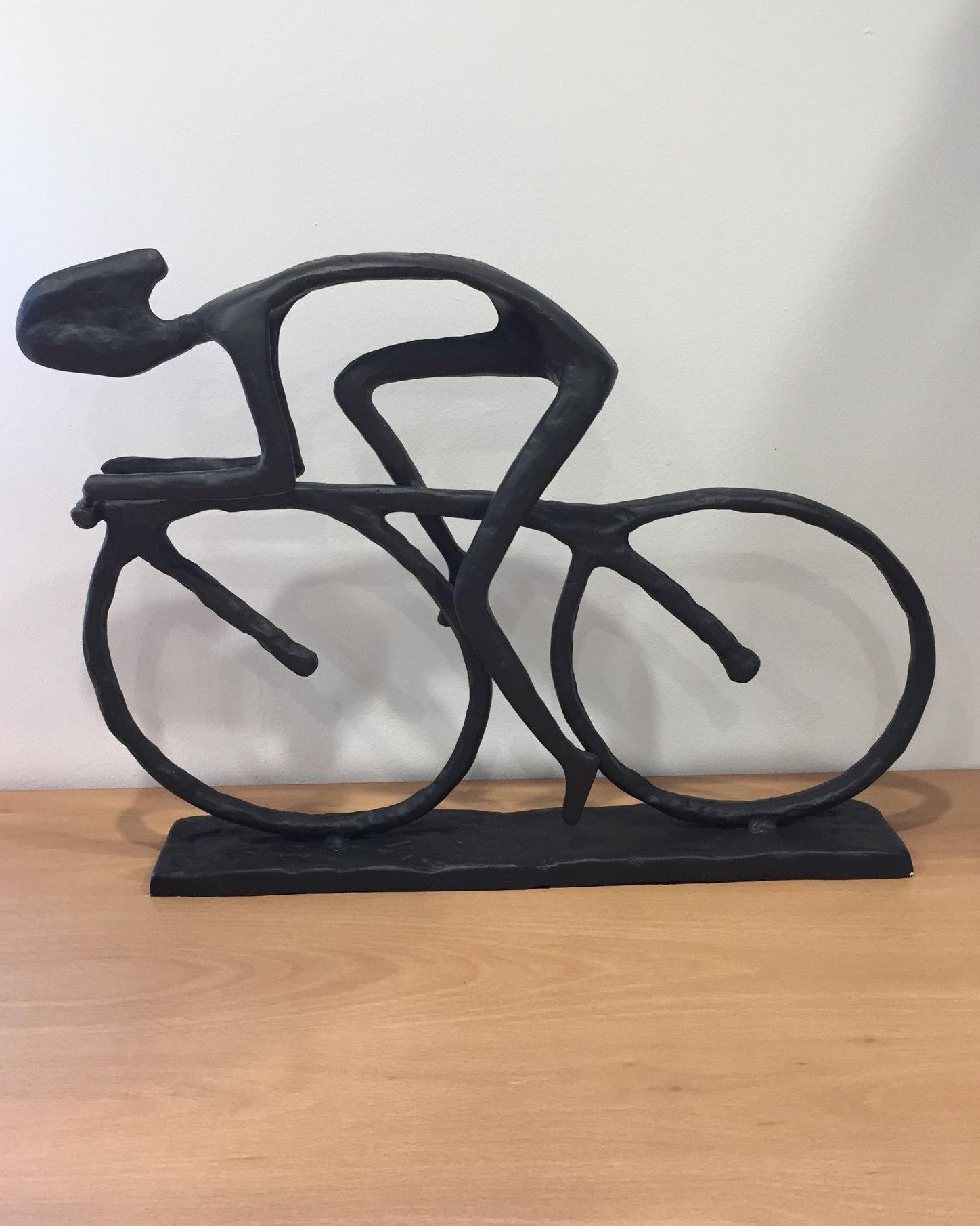 Large Metal Cyclist