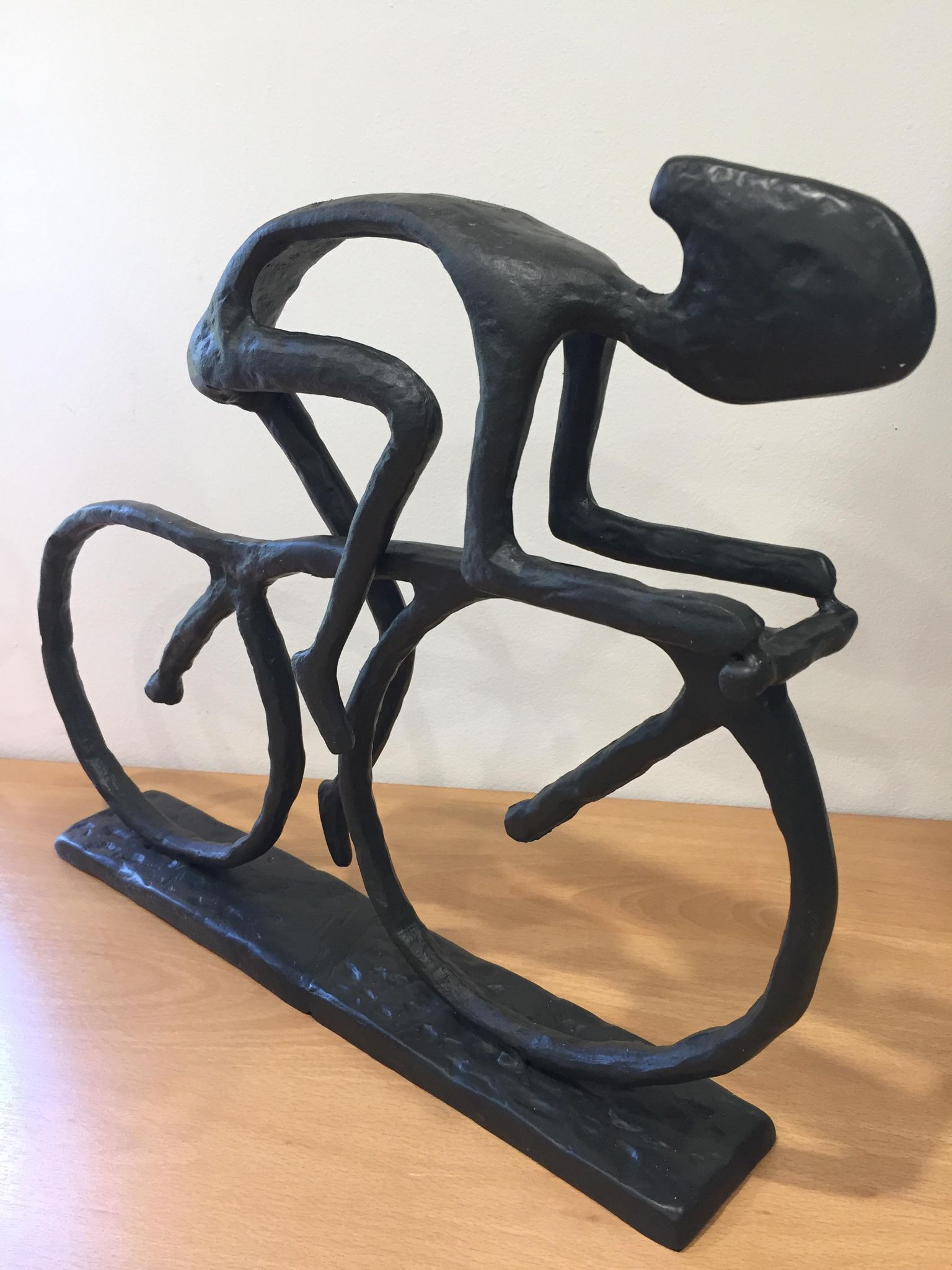 Large Metal Cyclist